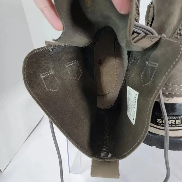 Sorel Caribou Womens 6 Gray Winter Snow Boots Waterproof Insulated Warm Gorpcore - Picture 10 of 12